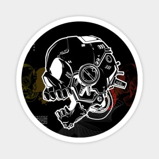 Cyber skull Magnet